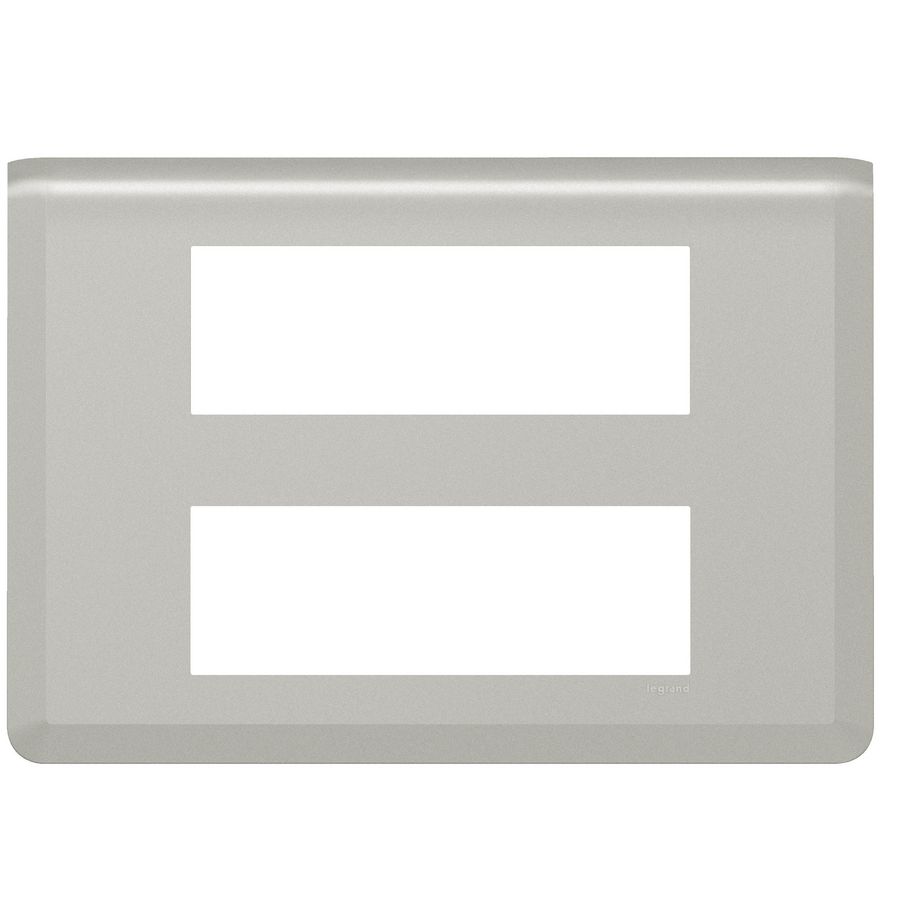 Afdekraam 2x6 module Aluminiumhorizontaal Mosaic