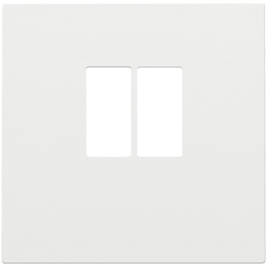 Afwerkingsset enkelvoudige luidsprekeraansl. white coated