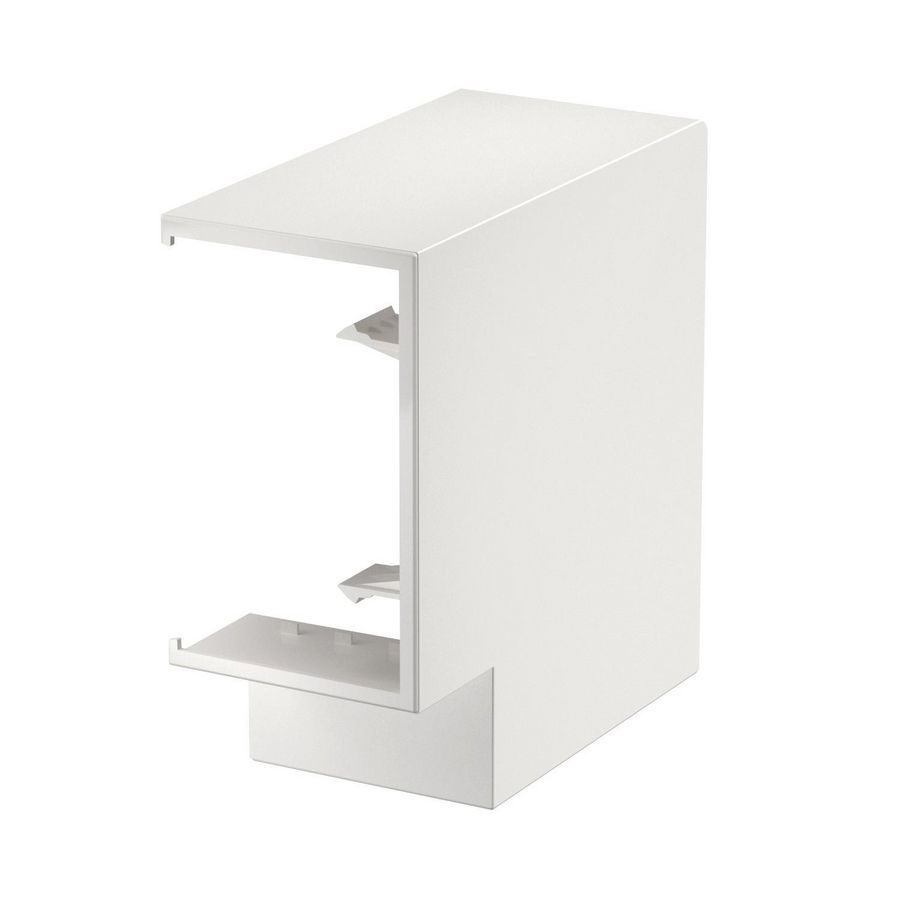 Platte hoek SIGNA BASE 70x110 9010 160x160x74 polycarbonaat