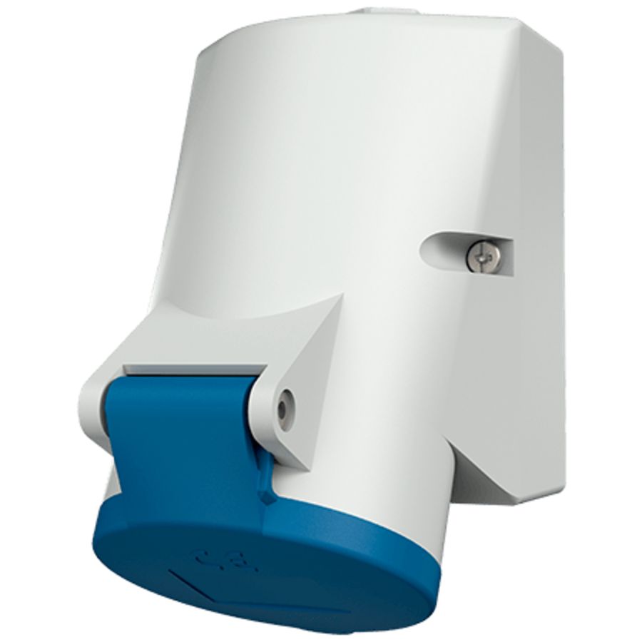 Wandcontactdoos 16A 4-polig  9H 230V IP44