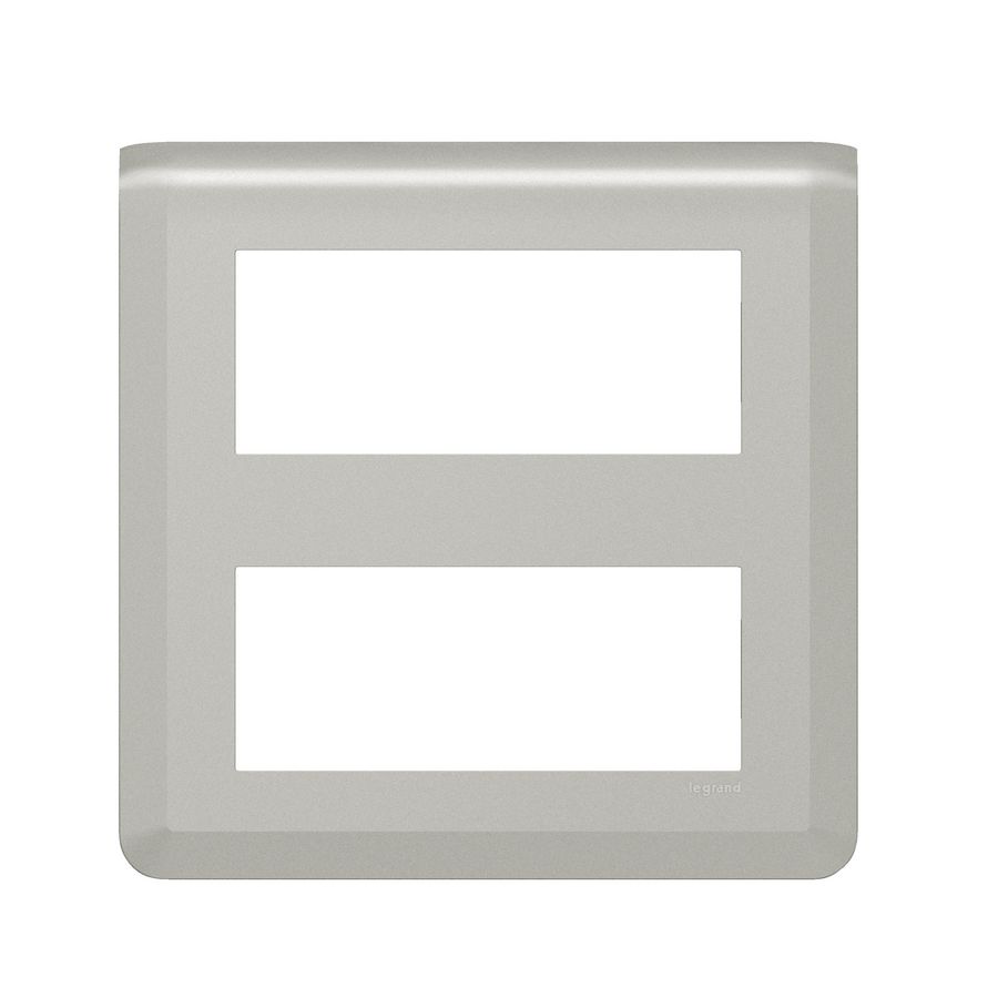 Afdekraam 2x5 module Aluminiumhorizontaal Mosaic