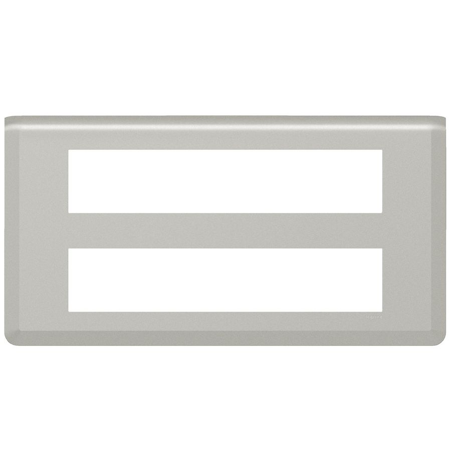 Afdekraam 2x10 module Aluminiumhorizontaal Mosaic