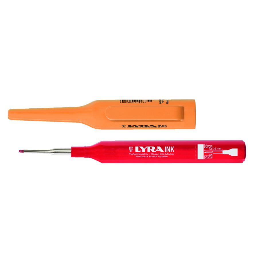 Merkstift INK diepgatmarker rood