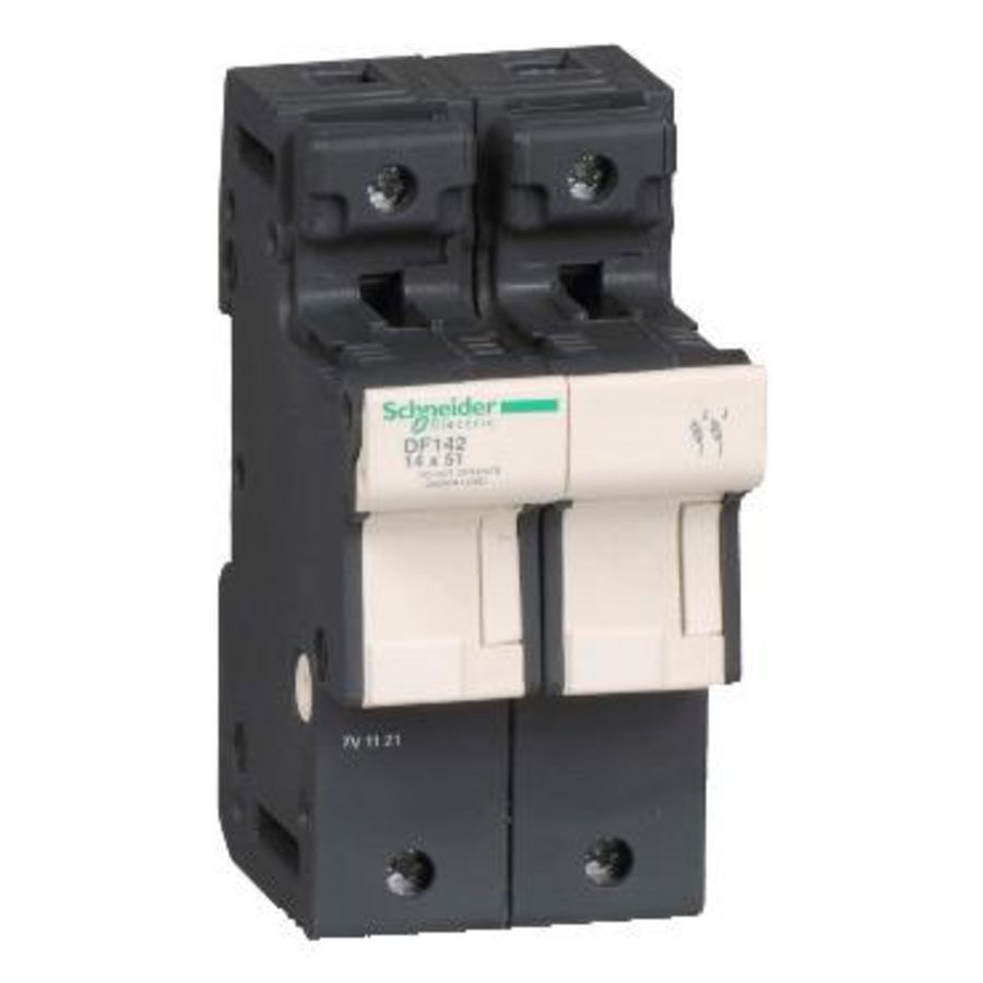 Zekeringhouder 2P -50A Zekeringmaat 14x51mm TeSys VVE=3