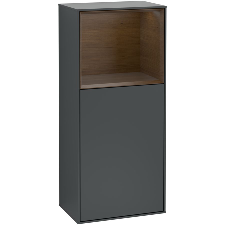 Zijkast Finion 418x936x270mm Mid.Blue Matt Lacquer F510GNHG