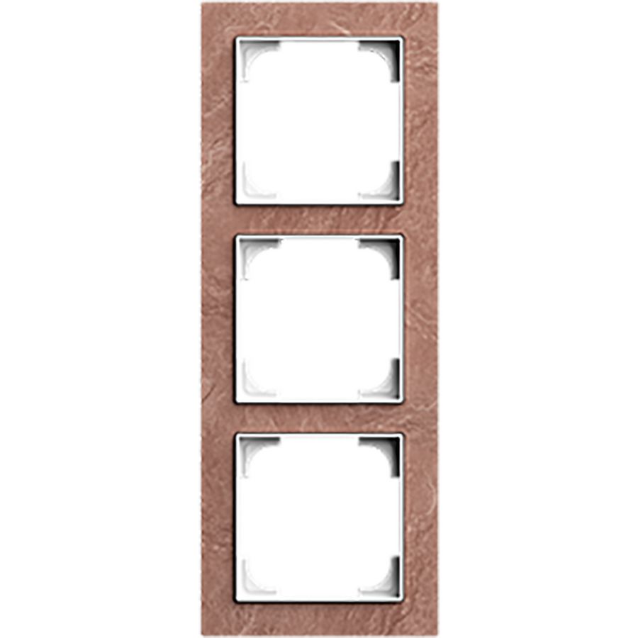 afdekraam 3v art-leisteen terra rosso