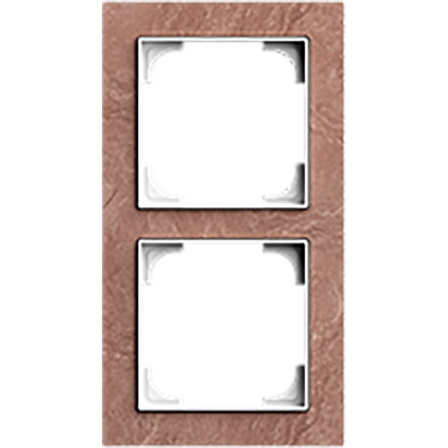 afdekraam 2v art-leisteen terra rosso