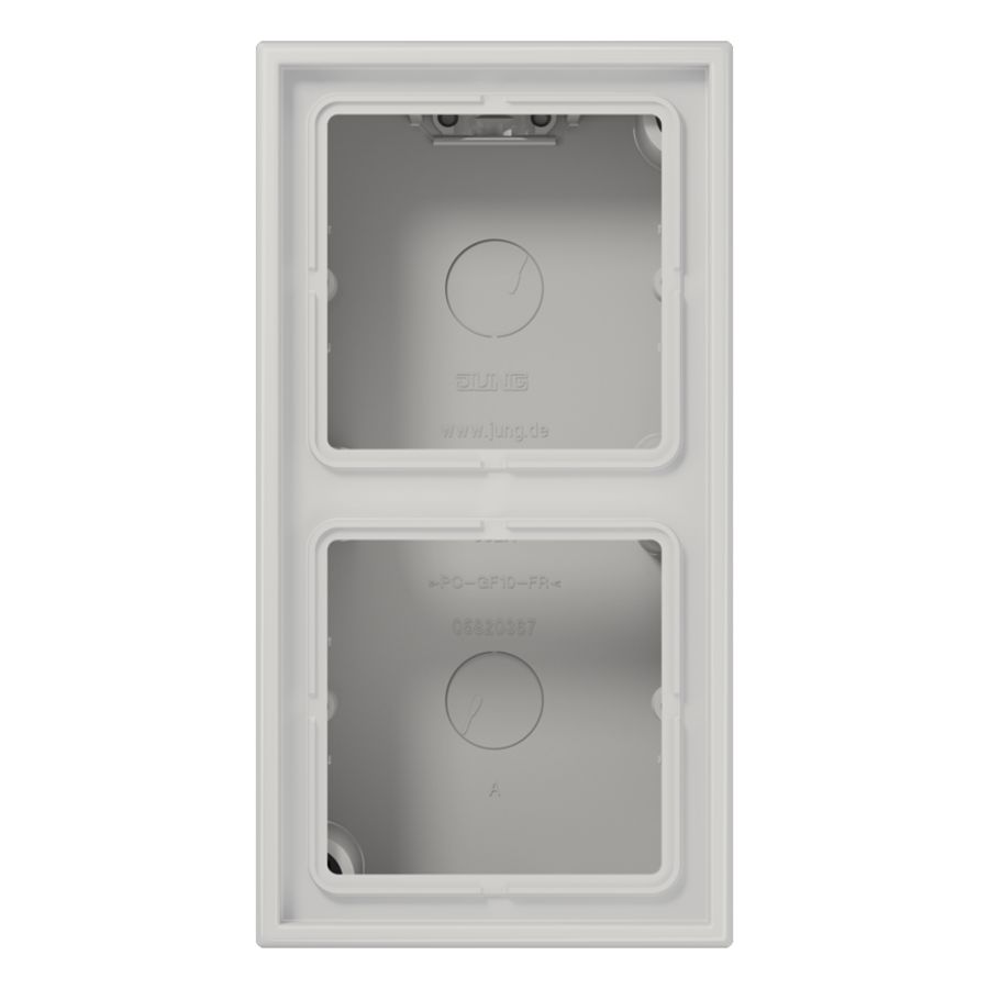 Opbouwkap 2-voudig LS range lichtgrijs