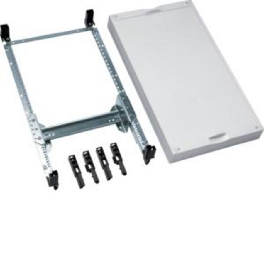Gesloten DIN-railunit 1 DIN-rail verdiept 450x250mm