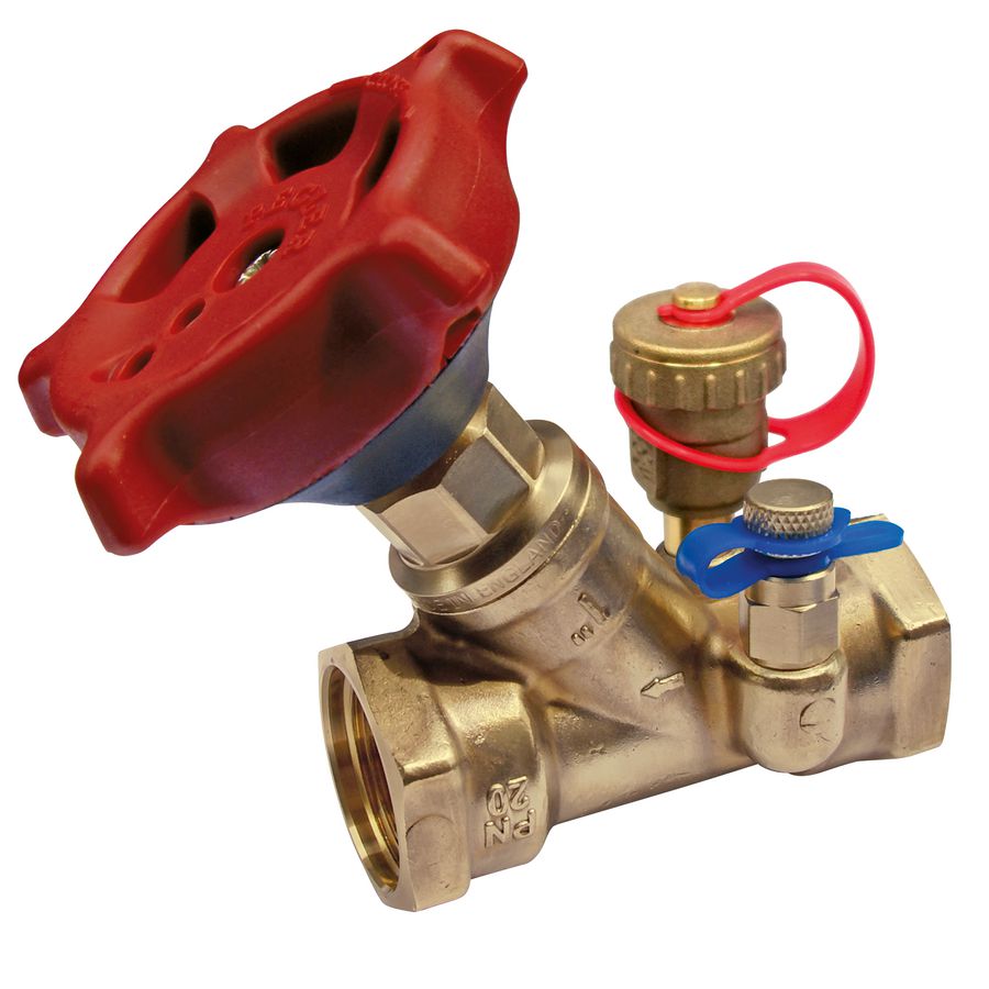 Inregelafsluiter statisch met aftap PROFLOW 1260PD G1/2"bi.dr. DN15-SF