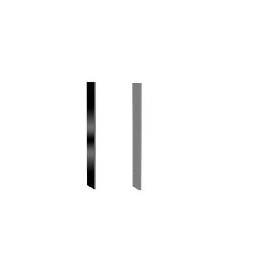 Set voor halve inbouw Prime Slim 114mm diep zwart