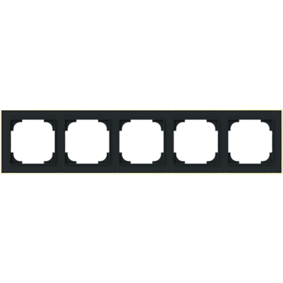 afdekraam 5v art-matzwart/goud (1725-453M)