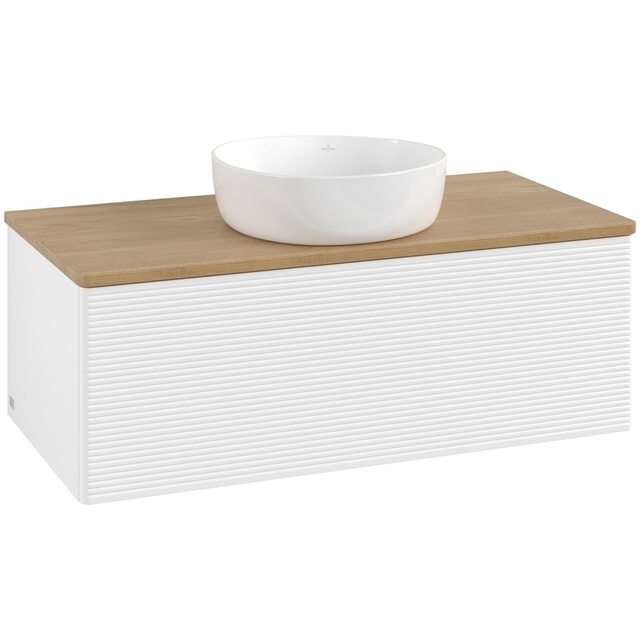 Wastafelonderkast Antao 1000x360x500mm White Matt Lacquer K31111MT