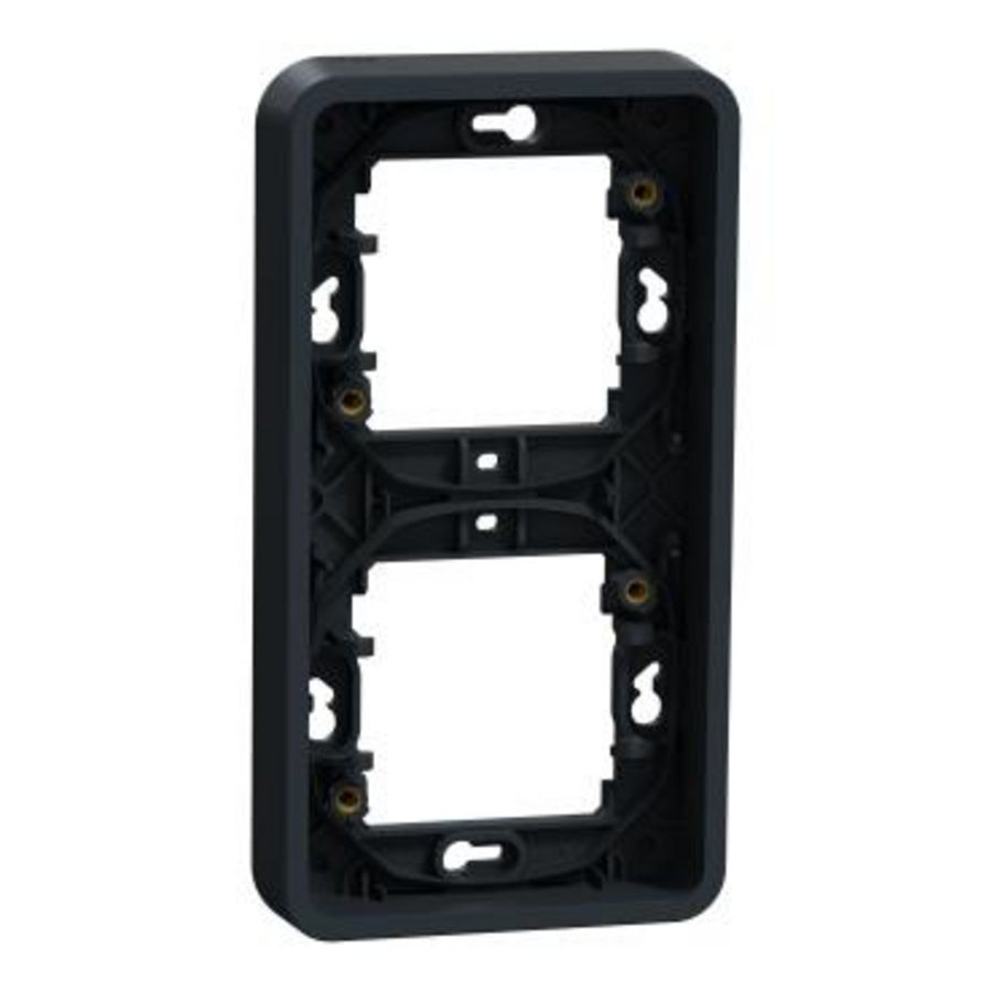 Inbouwdoos 2-voudig verticaal- IP55 Grijs/Antracie Styl