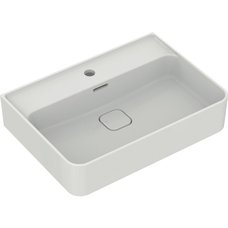 Strada II wastafel 60 white 1 kg onderzijde geslepen