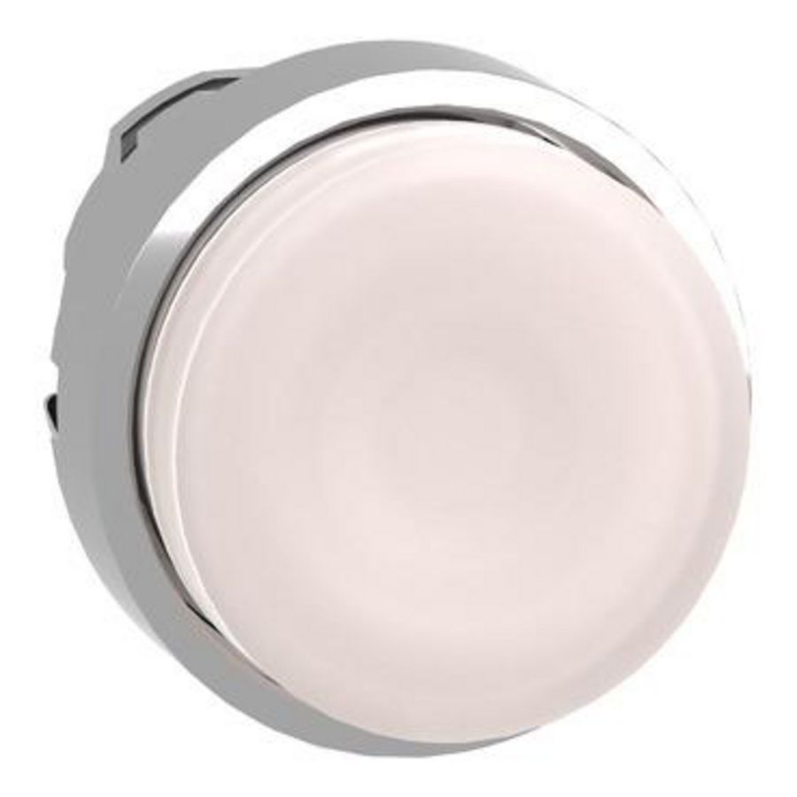 Kop voor verlichte drukknop Ø22mm Wit
