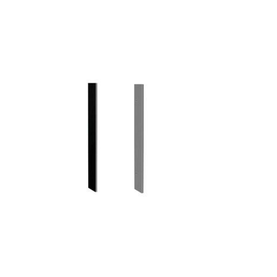 Set voor halve inbouw Prime Slim 114mm diep zwart mat