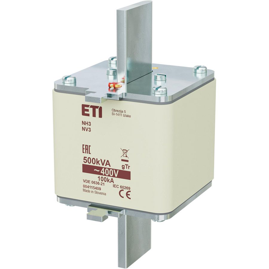 Meszekering NH3 gTr 722A/400V 500kVA VVE=3