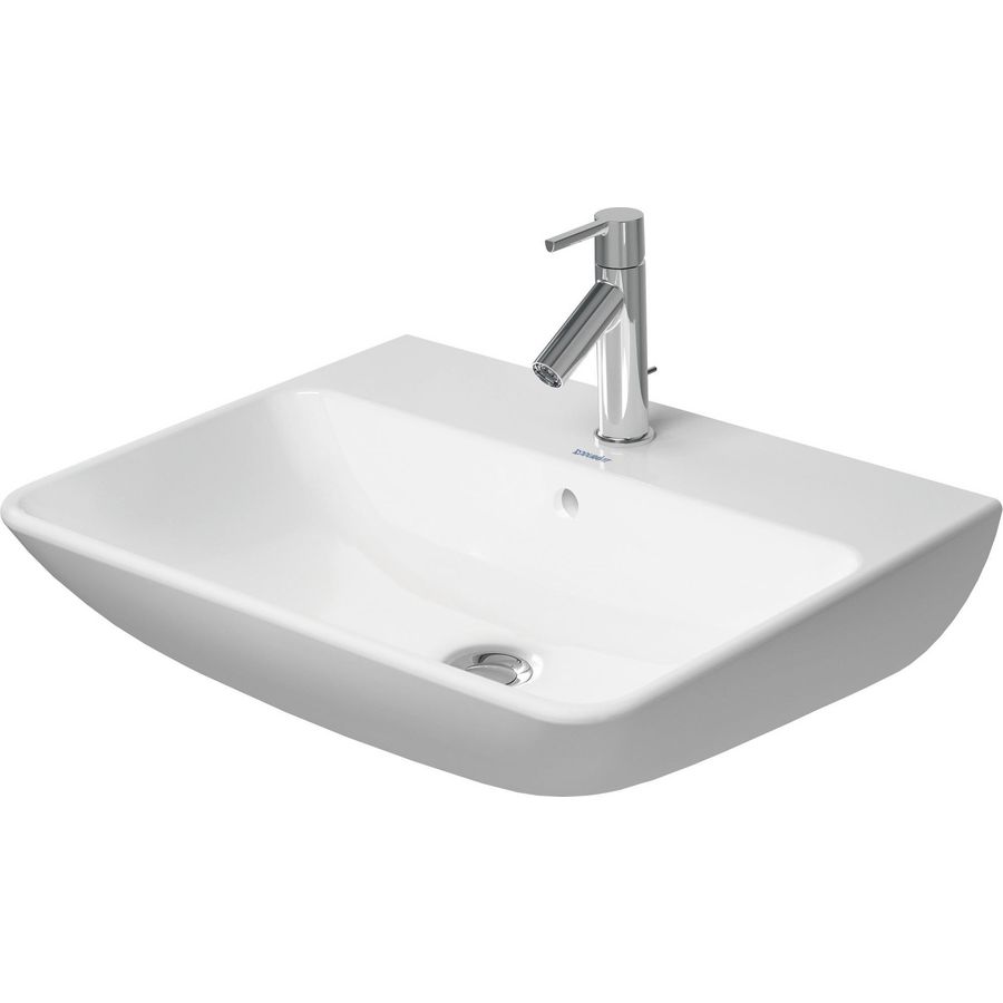 ME BY STARCK #233560 wastafel 600mm wit met kraangat met overloop