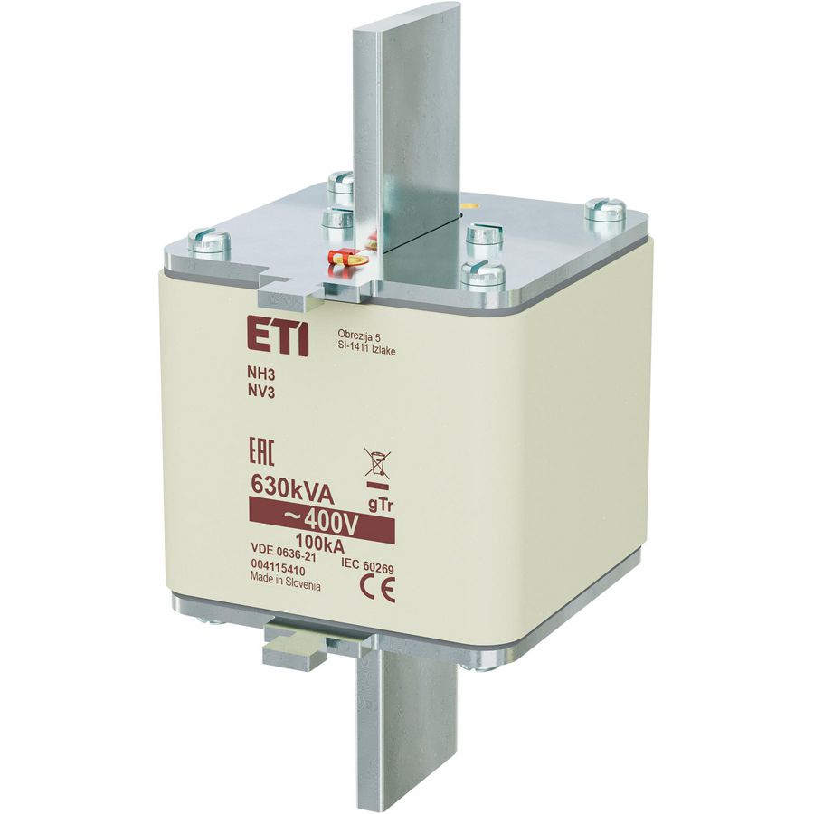 Meszekering NH3 gTr 910A/400V 630kVA VVE=3
