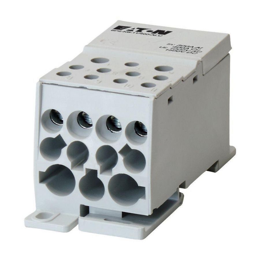 Aansluitklemmenblok BPZ-KB-11/400-ALU 1P 400A 11 uitg. klem