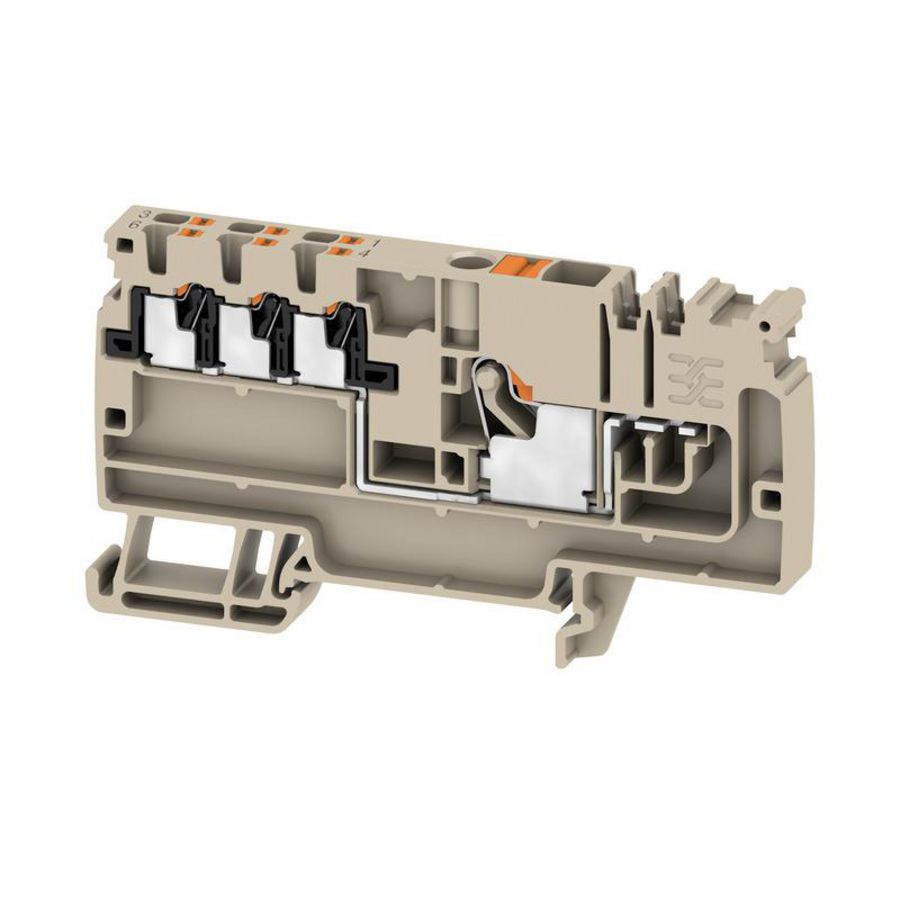 Doorvoerklem d.beige 6mm2 41 A 500 V co 2503870000 VVE=20