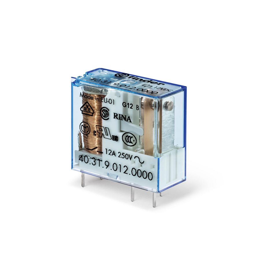 FIN RELAIS 1M 10A 12VDC VVE=50