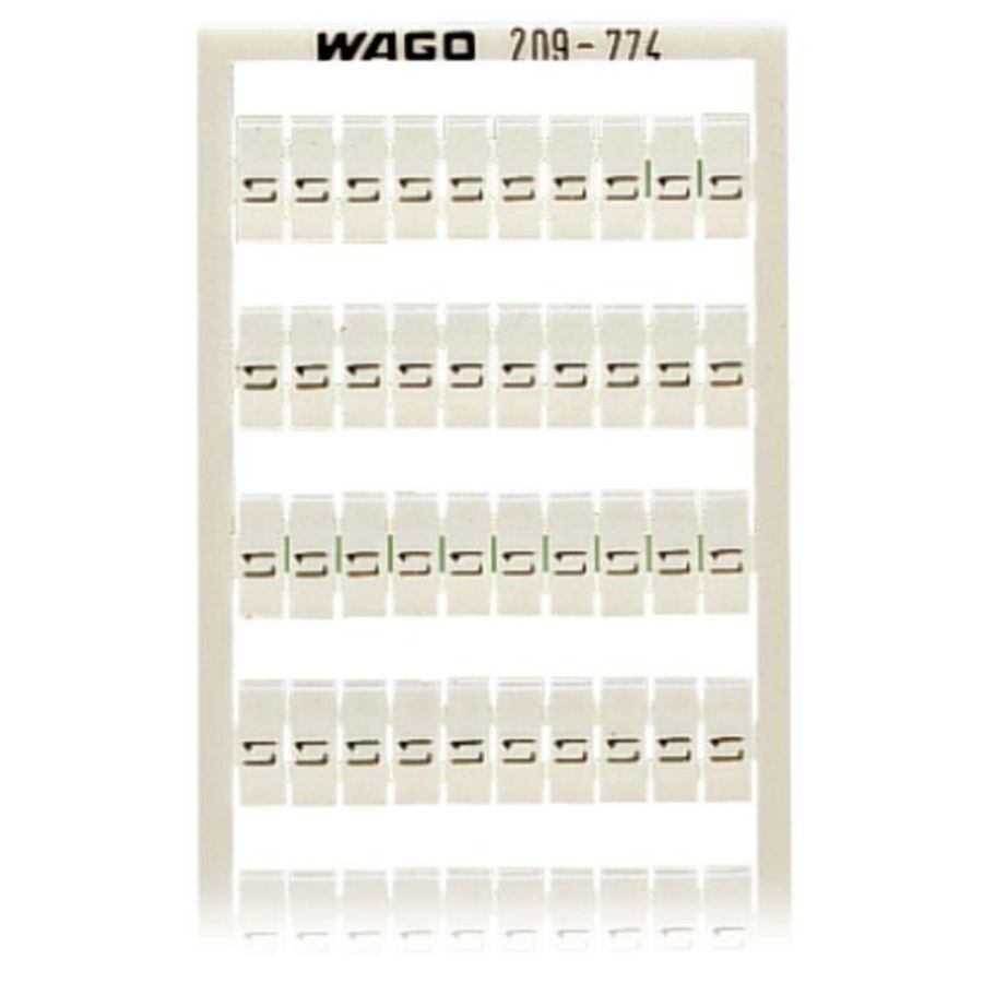 WSB-markeringskaart als kaart bedrukt wit 209-774 VVE=5