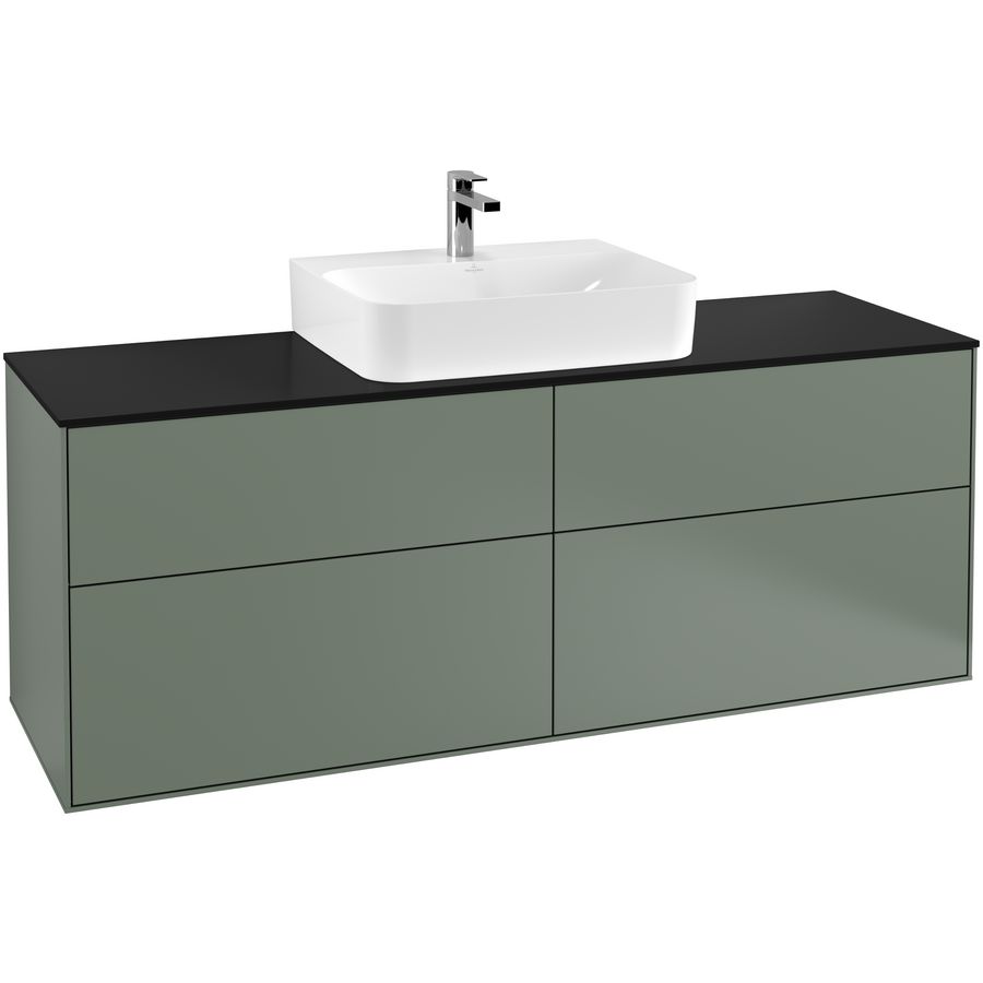 Wastafelonderkast Finion 1600x603x501mm Olive Matt Lacquer G19200GM