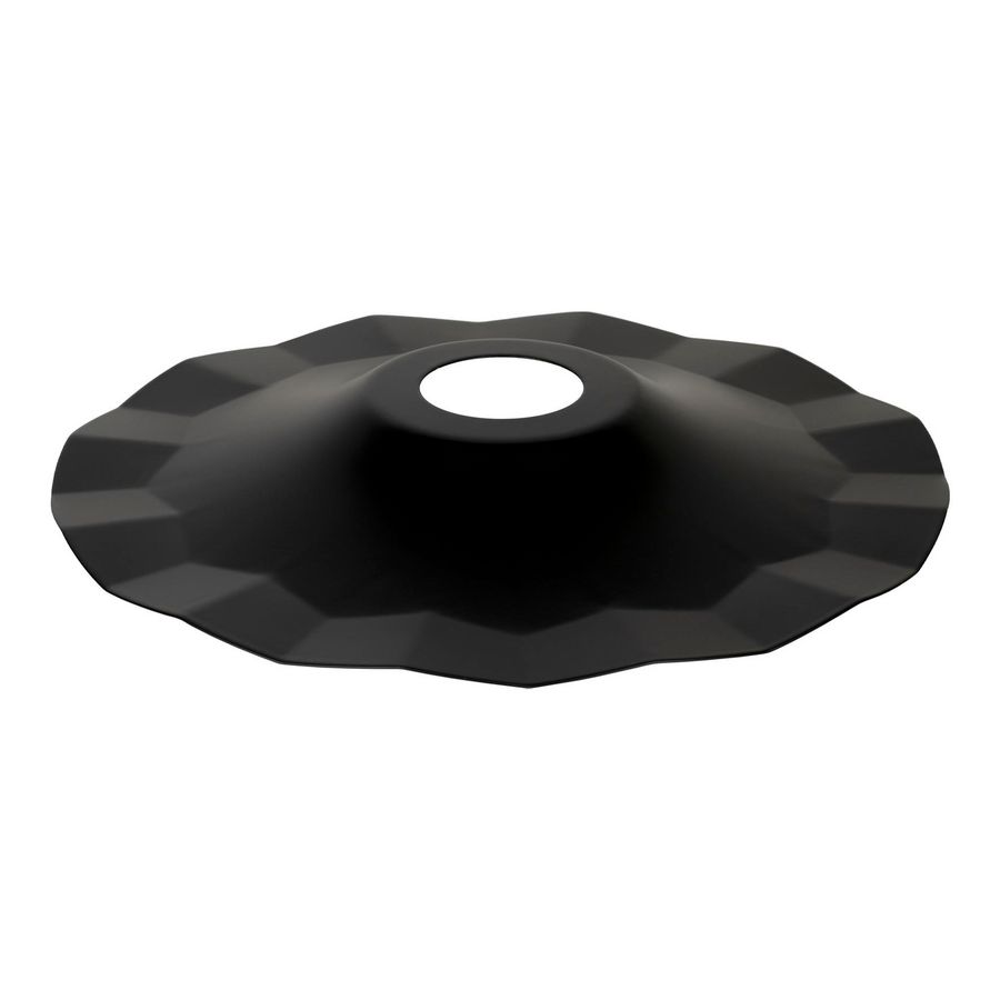 Lampenkap mini metaal Ø190mm zwart