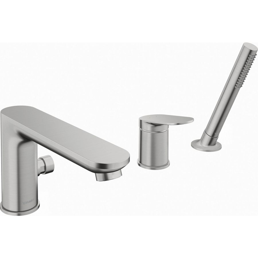 Wave 3-gats badmengkraan rvs geborsteld sprong 200mm