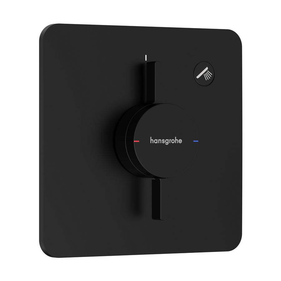 DuoTurn Q afbouwdeel tbv inbouwkraan voor 1 functie mat zwart