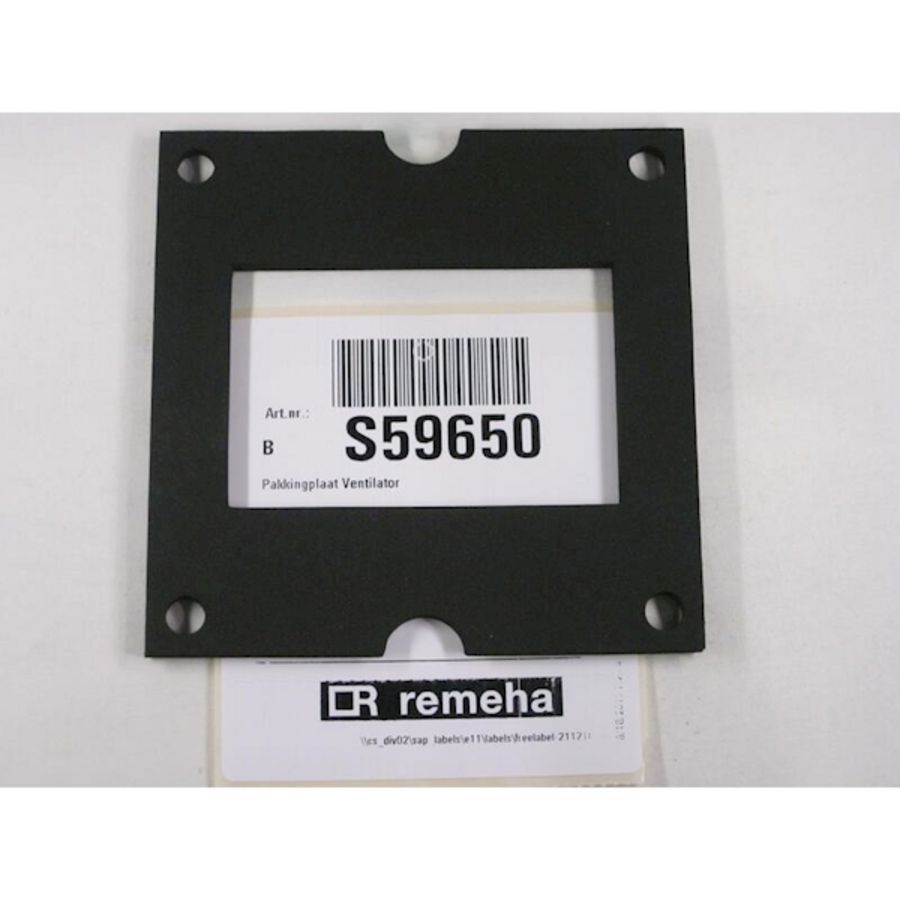 Pakkingplaat ventilator Gas210ECO/Gas310Eco(PRO)