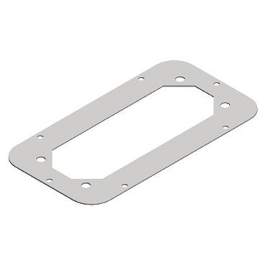 Kabelwartelplaat Spacial S3D 1xFL21 uitsnijding 445x130mm -