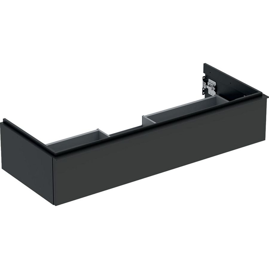 iCon wastafel onderkast met lade 120cm lava mat