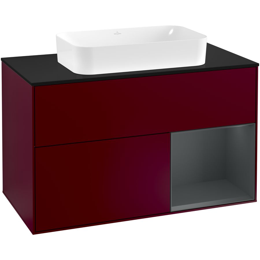 Wastafelonderkast Finion 1000x603x501mm Peony Matt Lacquer G252HGHB