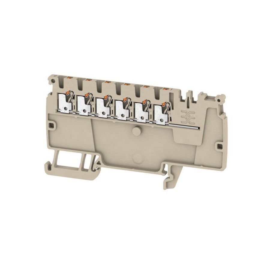 Doorvoerklem PUSH IN d.beige 1.5mm2 17.5 A 500 Vr o VVE=50