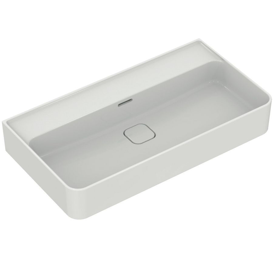 Strada II wastafel 80 white z.kg whg