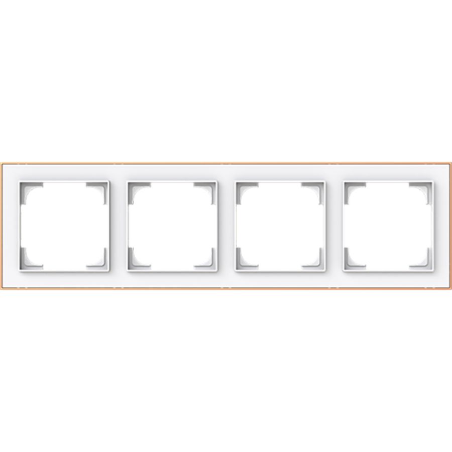afdekraam 4v art-matwit/rosegoud (1724-441M)
