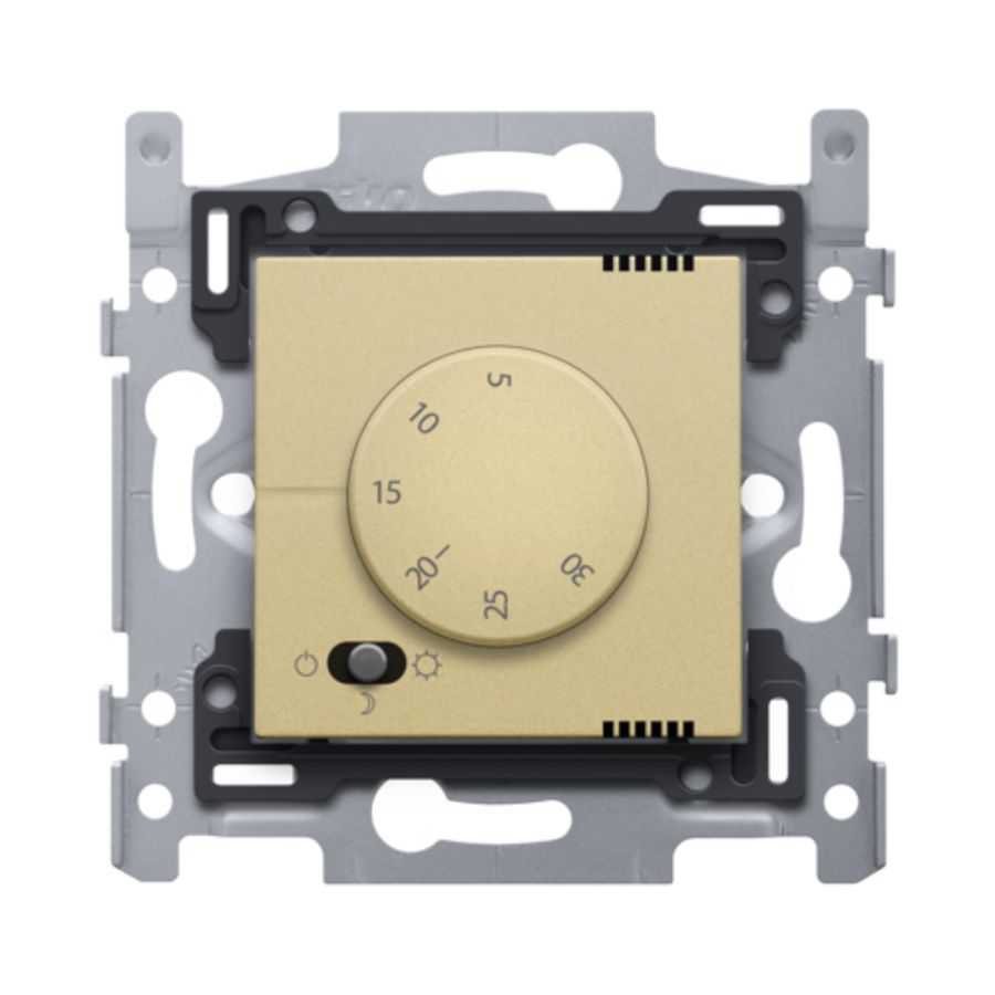 Elektronische thermostaat gold coated