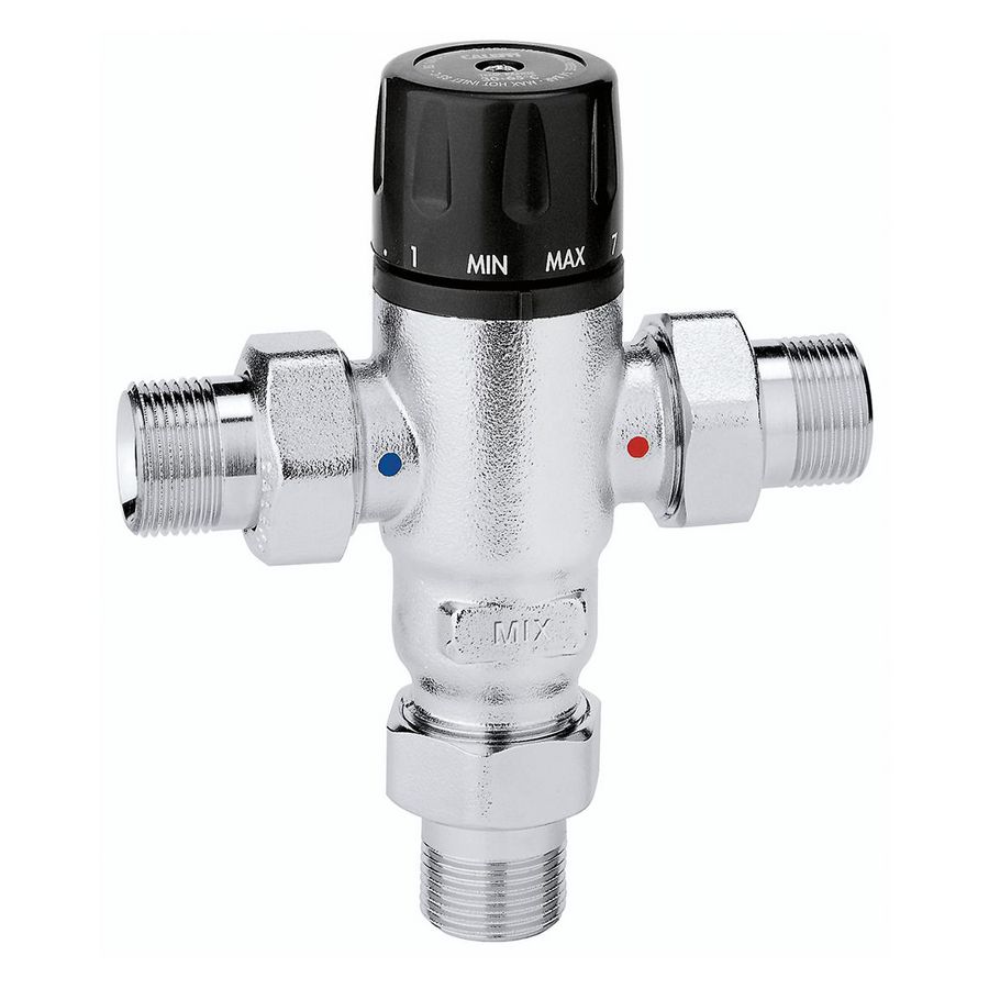 Thermos. mengventiel met 1287 1/2" 30-65°C.