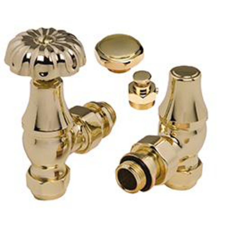 Kranenset Fleur messing 1/2" haaks