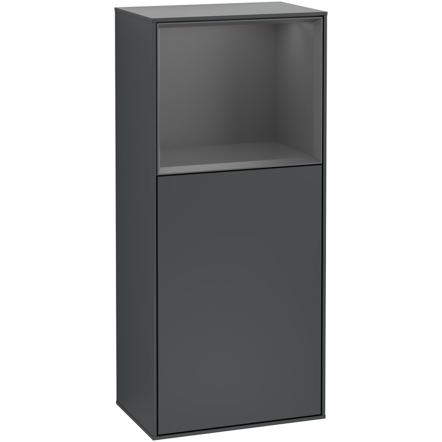 Zijkast Finion 418x936x270mm Mid.Blue Matt Lacquer G500GKHG