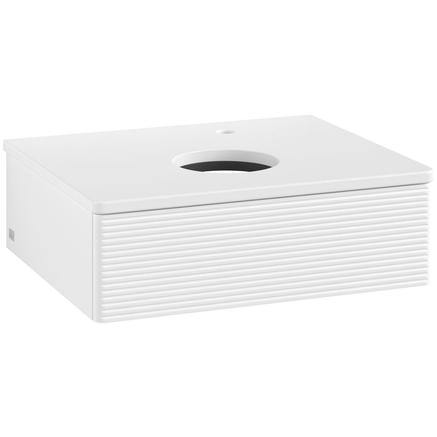 Wastafelonderkast Antao 600x190x500mm White Matt Lacquer K07150MT