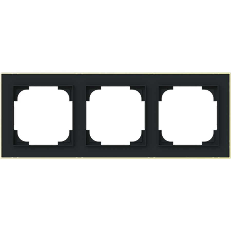 afdekraam 3v art-matzwart/goud