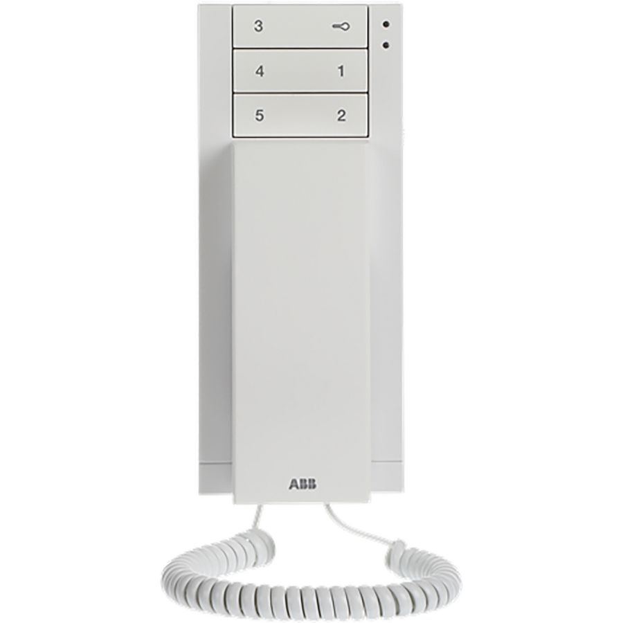 Audio handset binnenpost Wit 6 knoppen