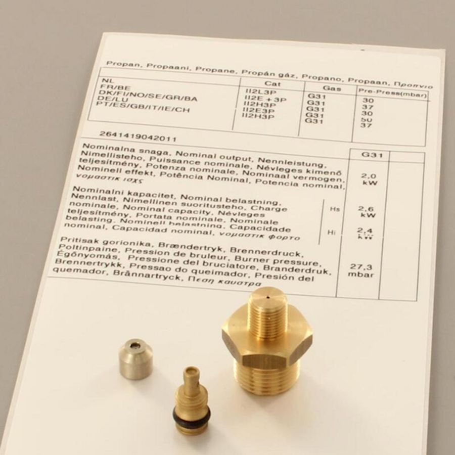 Ombouwset Art 2-01/Style 3-01, propaan