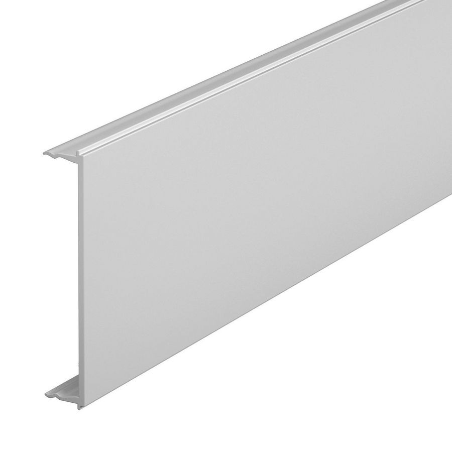 Lengte a 2m. Deksel SIGNA BASE 80mm 7035 poly. lichtgrijs