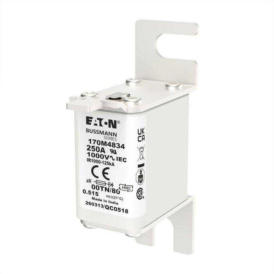 Zekering hoge snelheid 250A AC 1000V 125kA 00 30x47x VVE=6