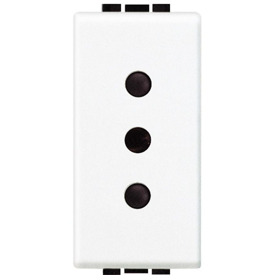 Wandcontactdoos 2P + a Italie afst.19 1 module Livinglight